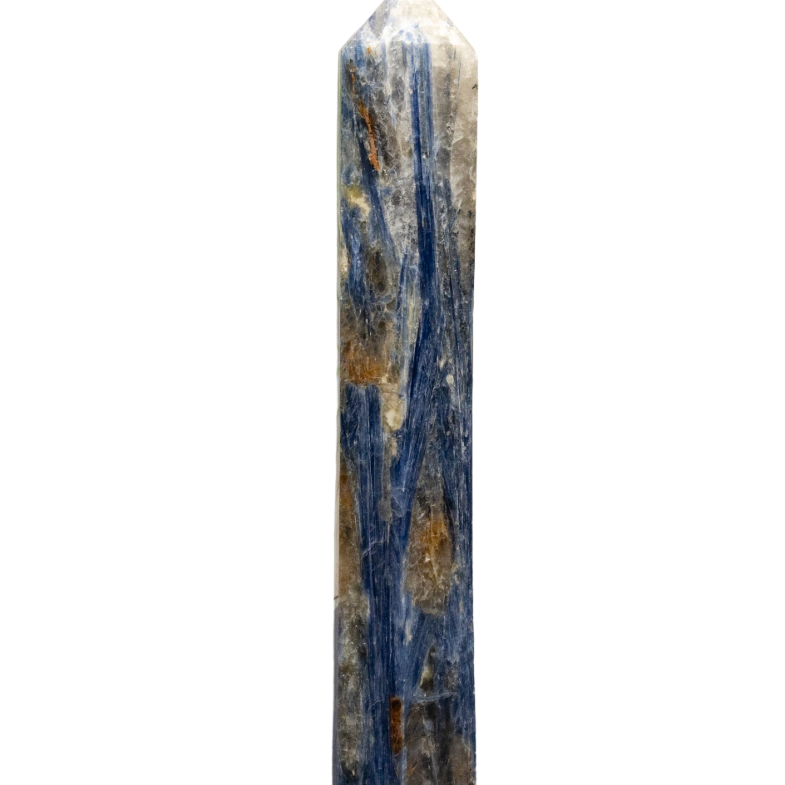 Blue and Gold Kyanite Tower