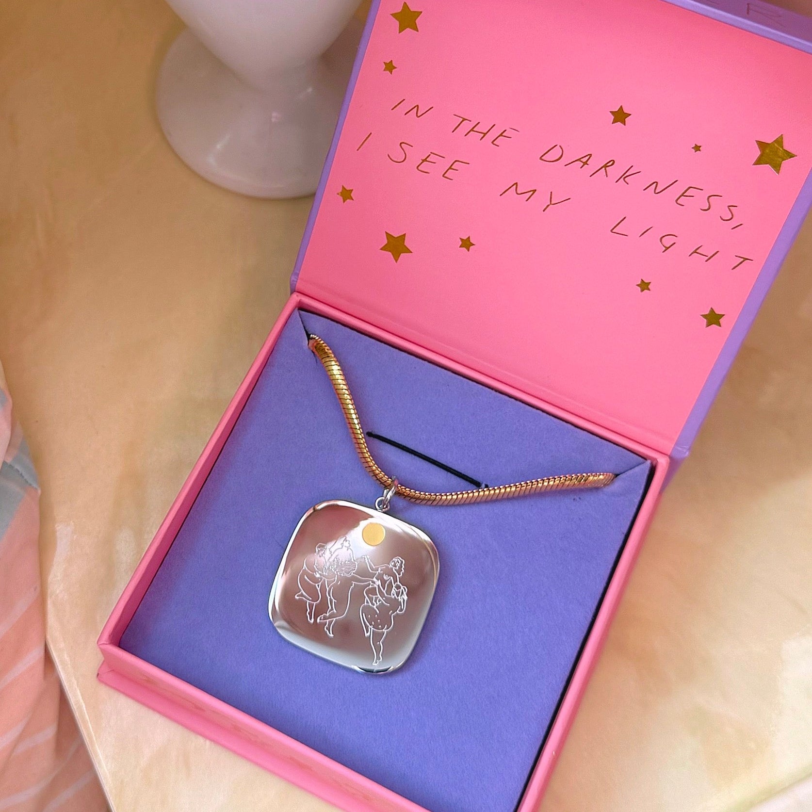 Silver Moondance Pendant Necklace