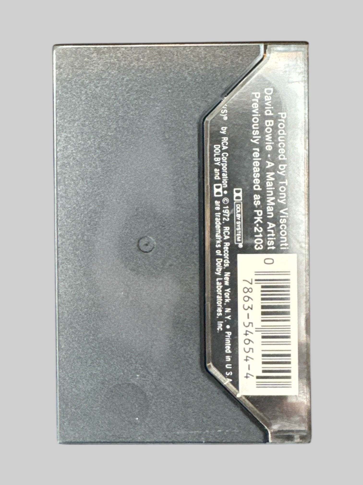 David Bowie the man who sold the world cassette tape