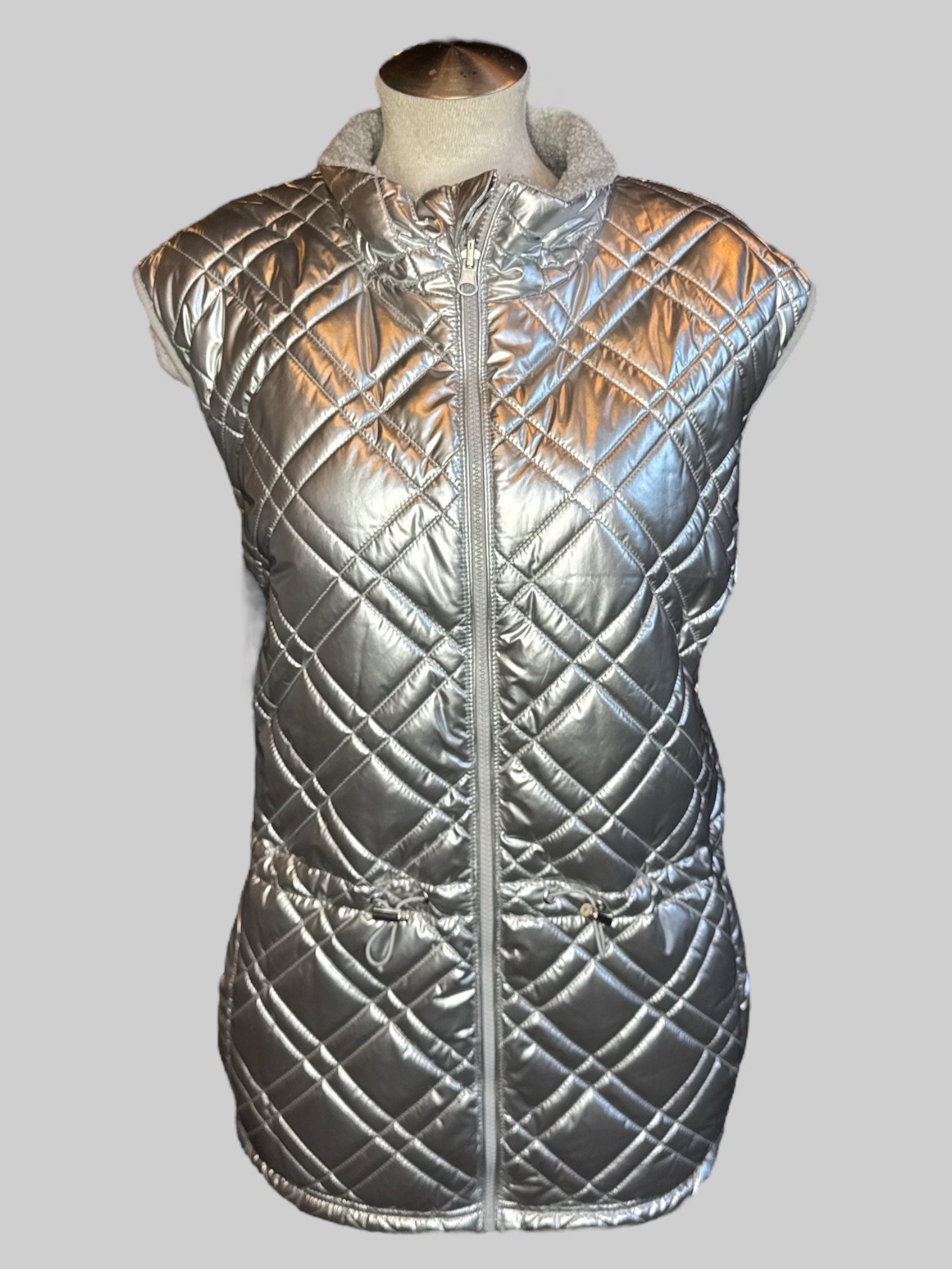 4X NWT Reversible silver reflective vest