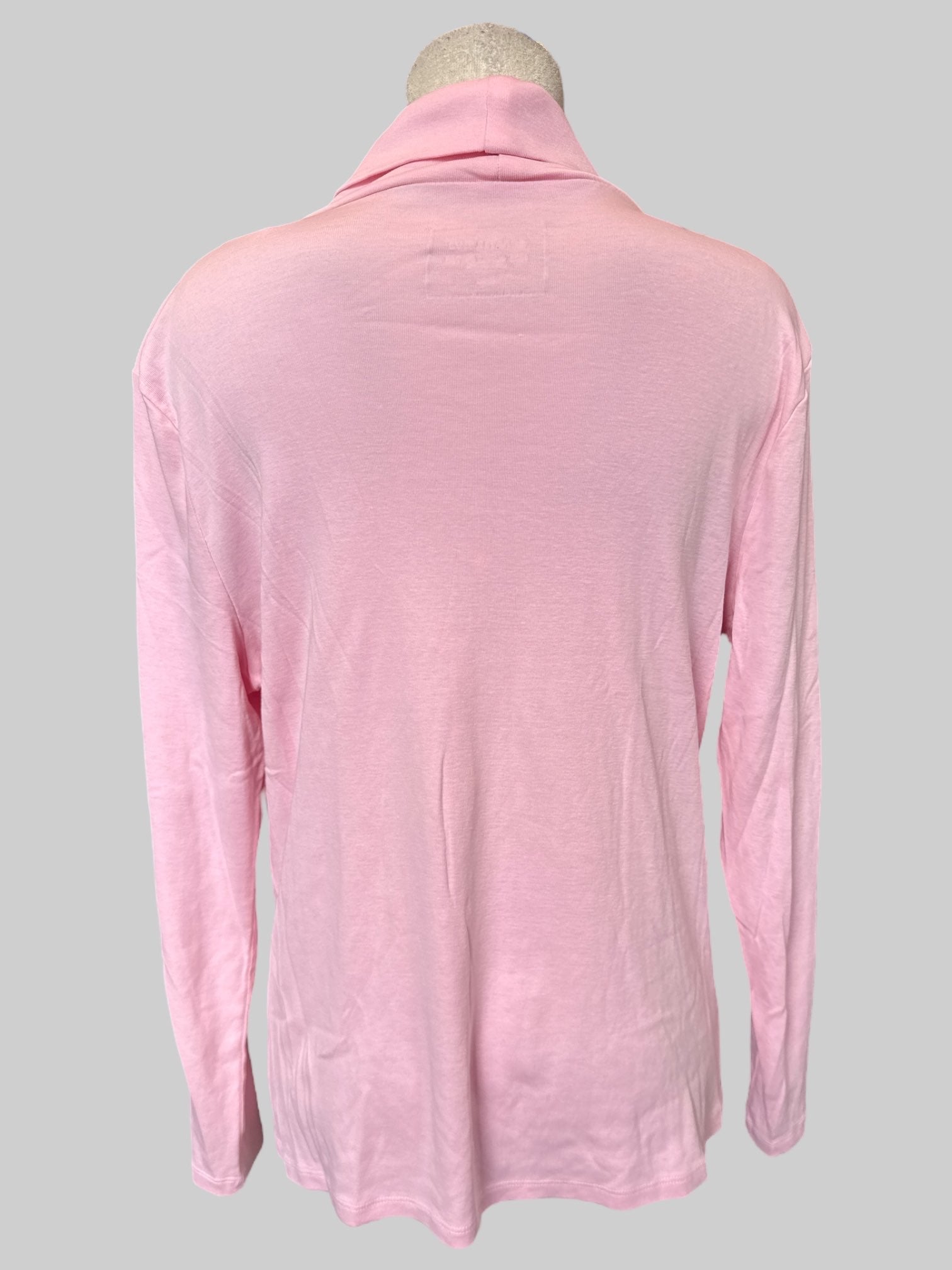 2X Soft light pink turtleneck