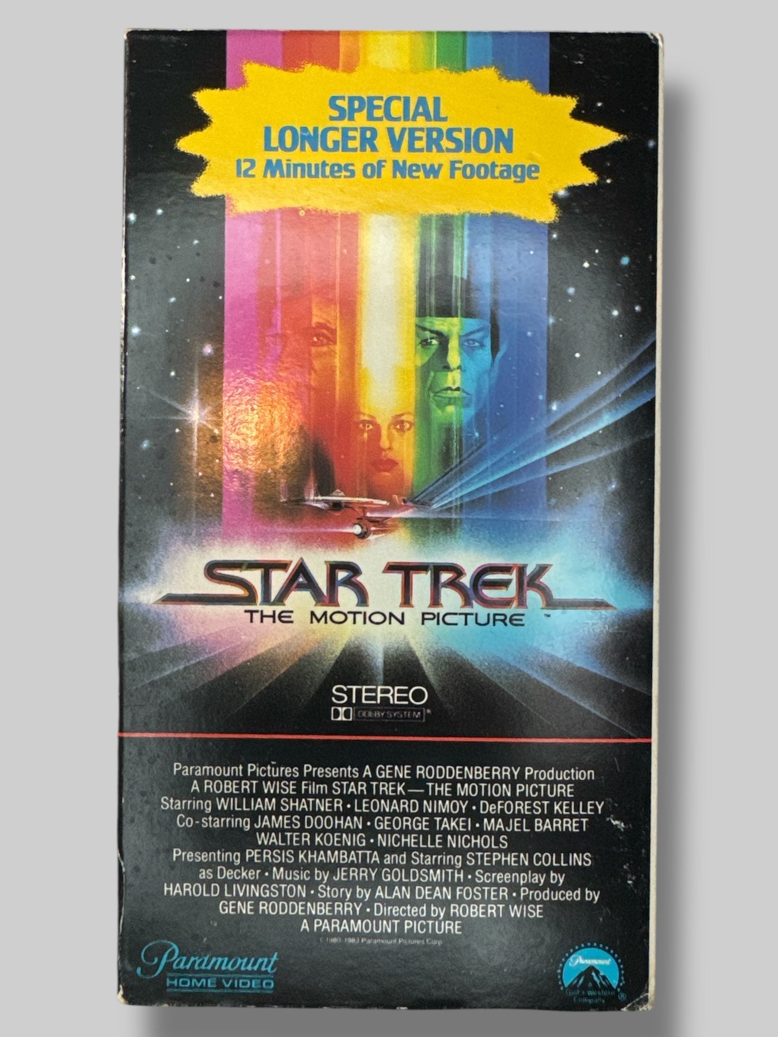 Star Trek extended cut VHS tape