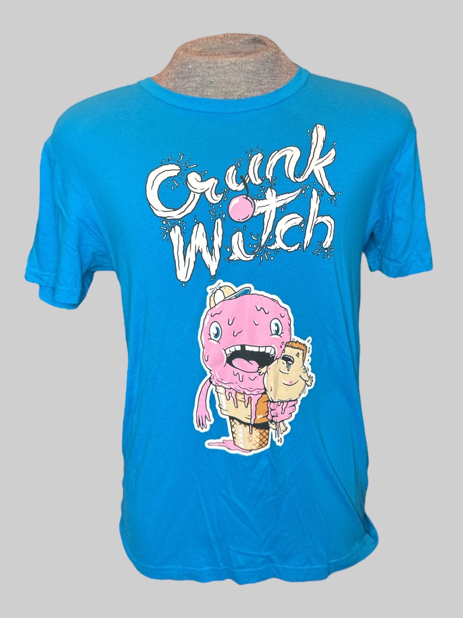 L Blue Crunk Witch band tee