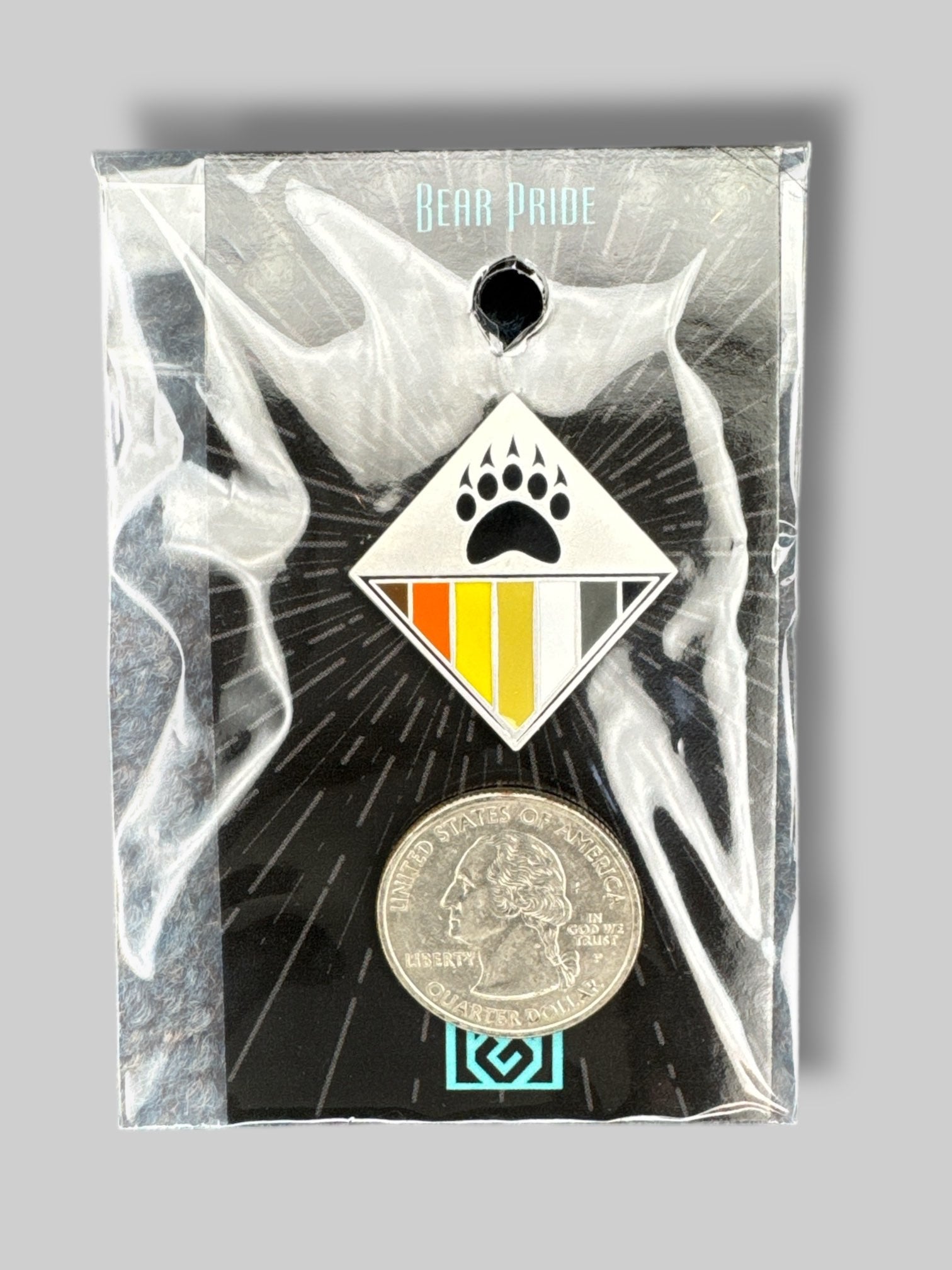 Bear pride pin