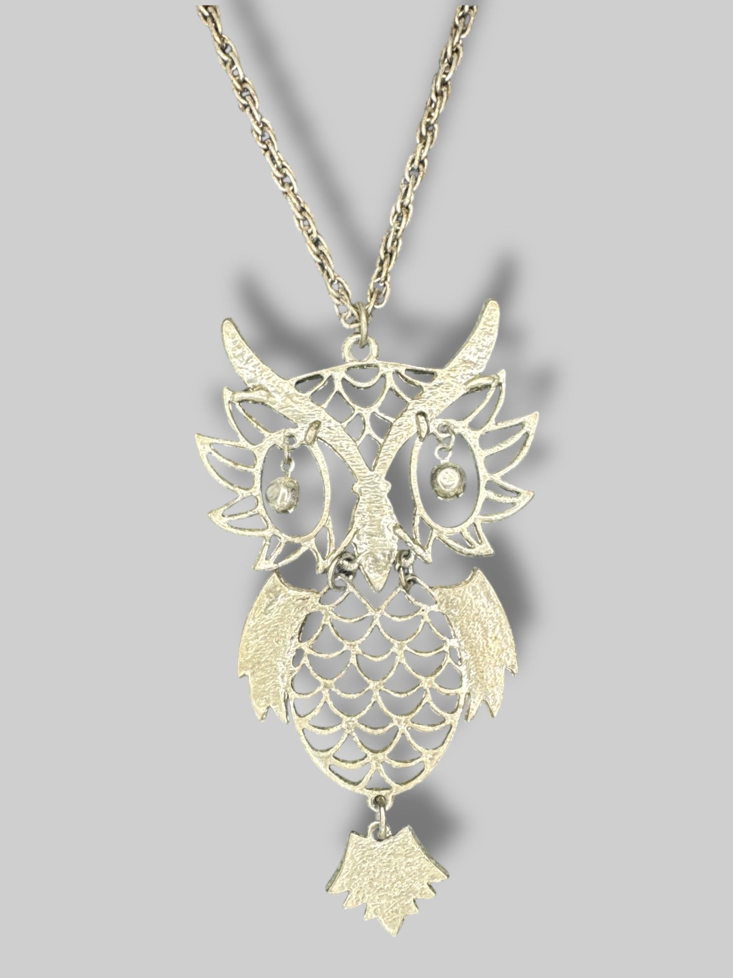 Big owl necklace