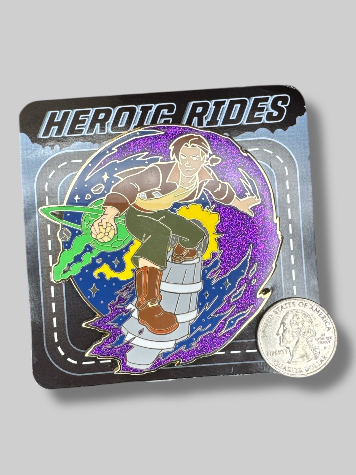 4.5” Heroic Rides Treasure Planet enamel pin