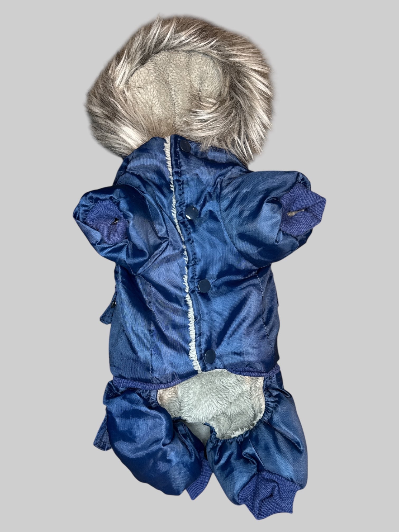 Top Gun blue dog sweater, size small