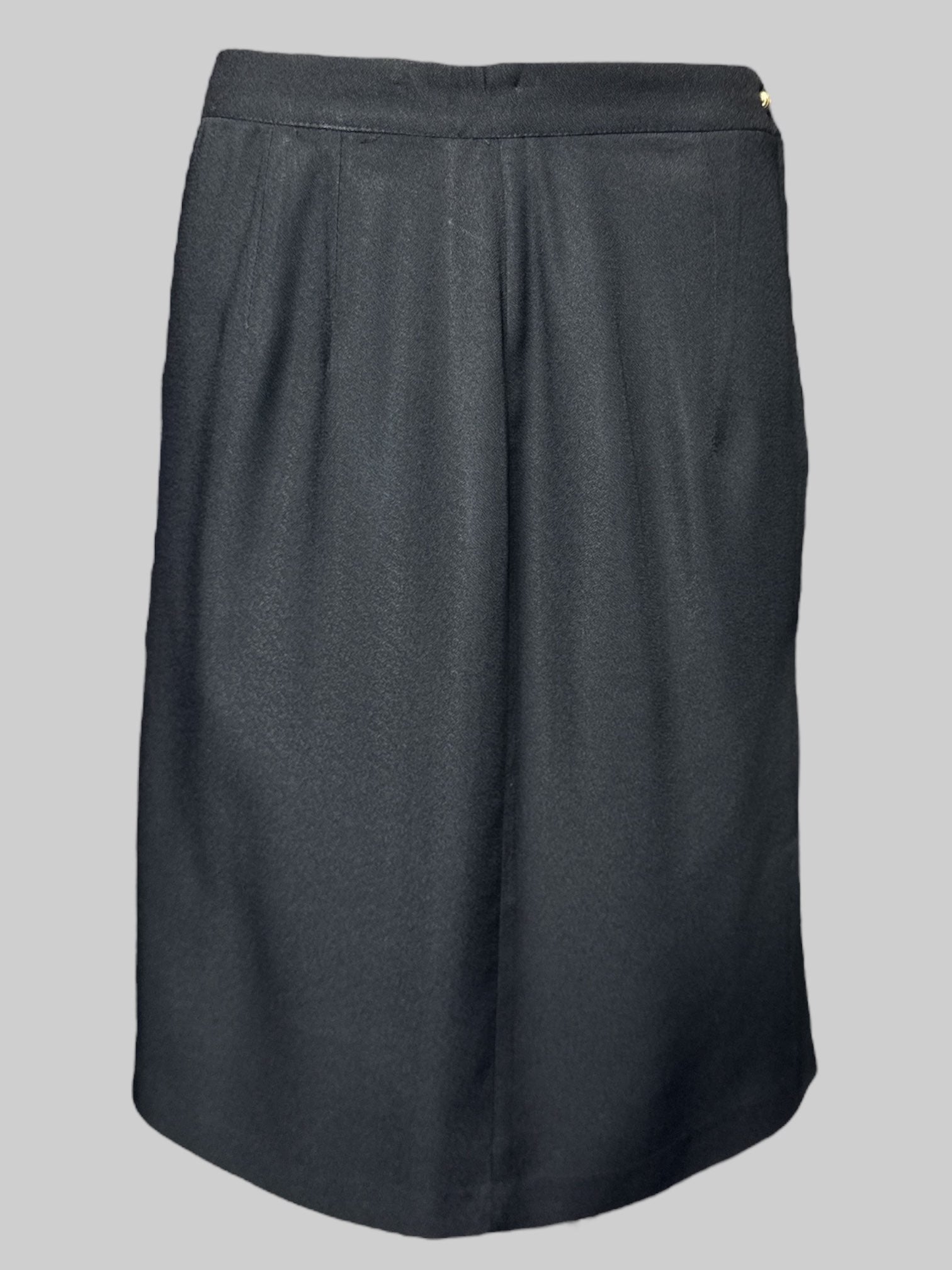 M vintage black skirt with side zipper