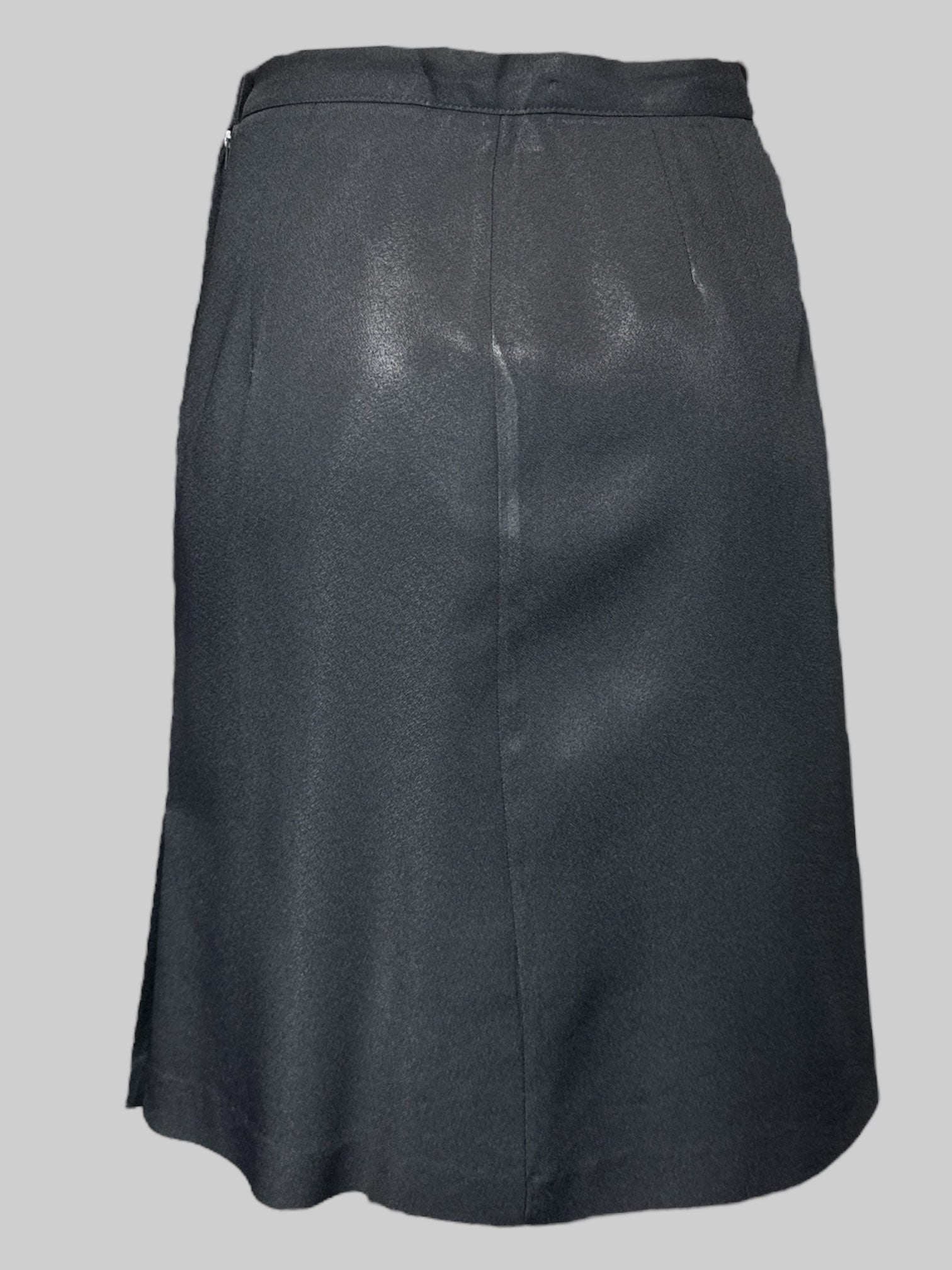 M vintage black skirt with side zipper