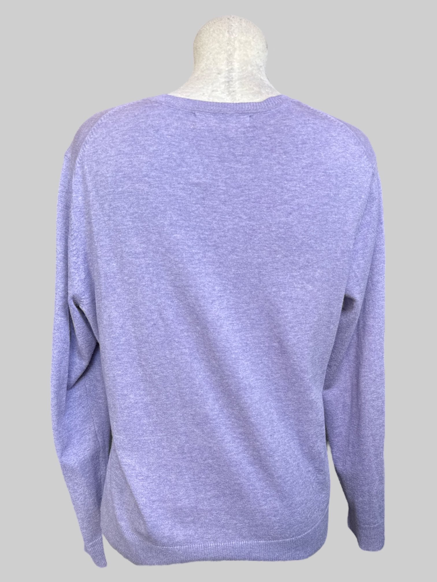 XL Light purple button up cardigan