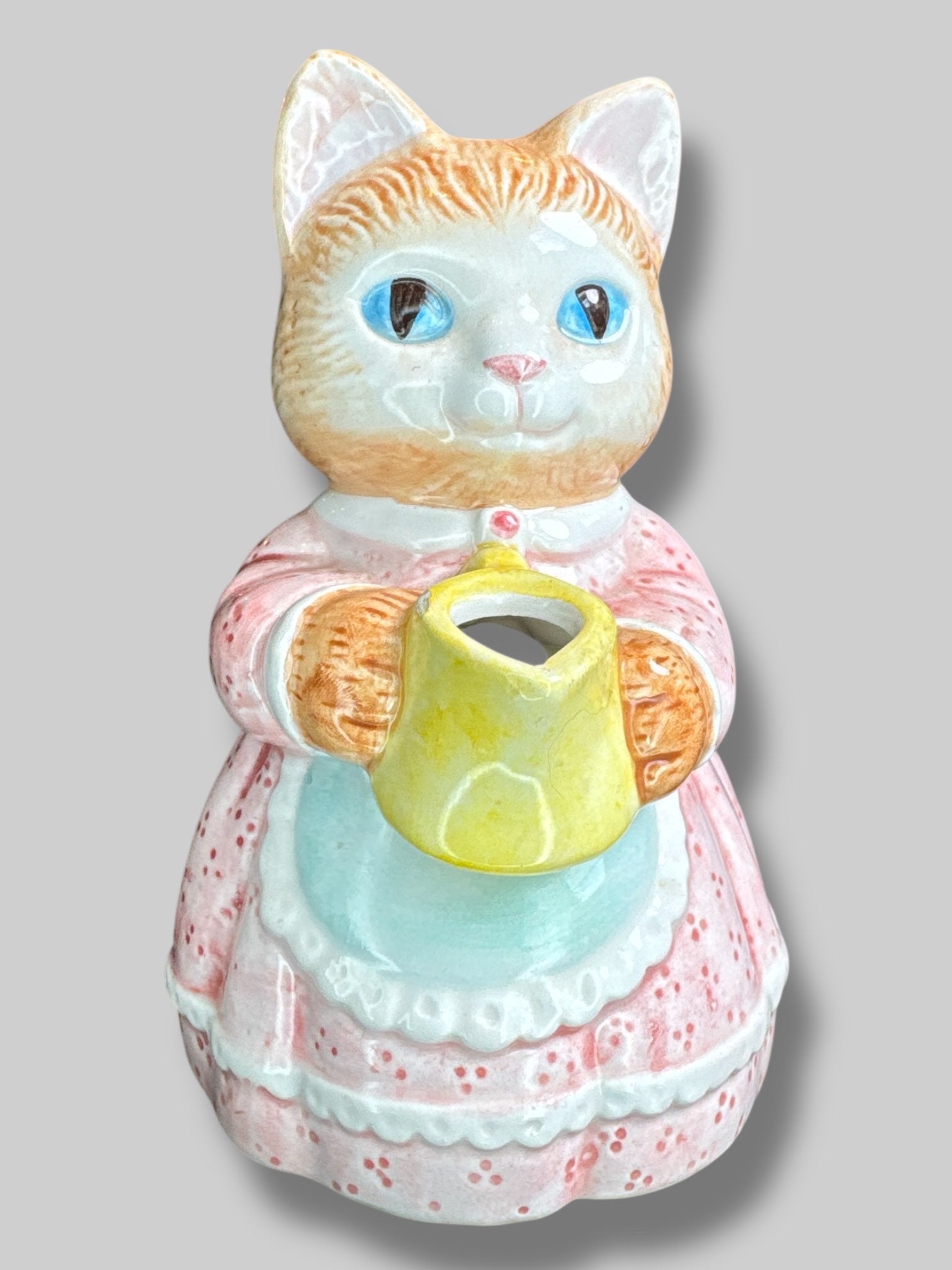 Vintage ceramic Avon cat woman small pitcher