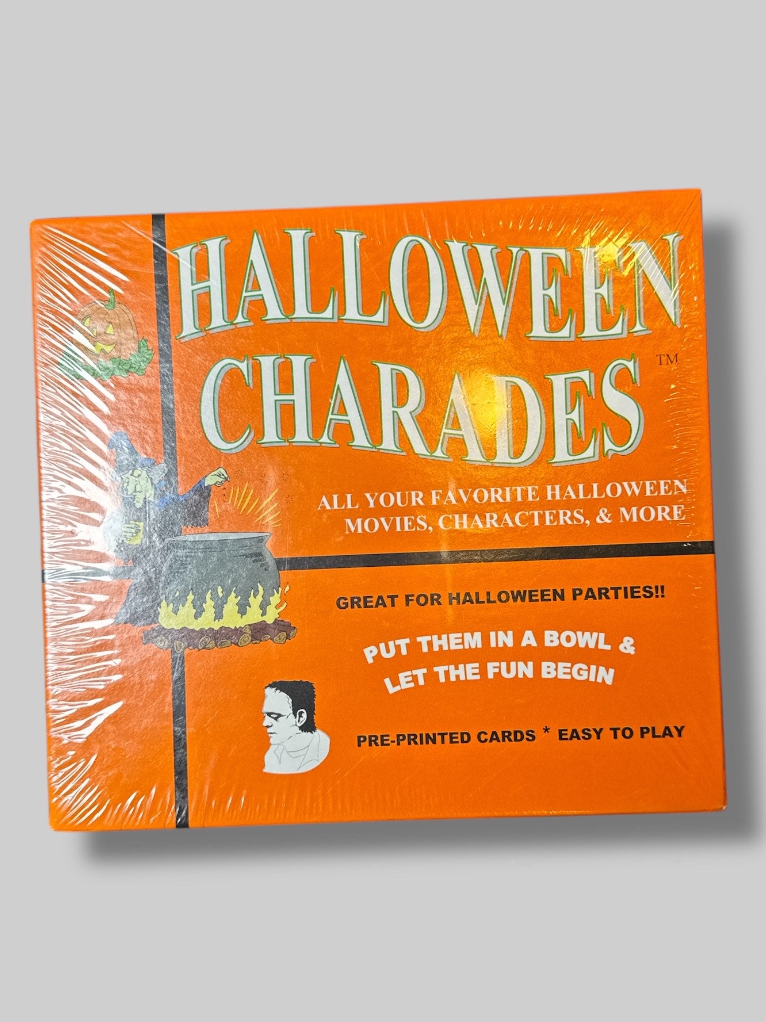 NWT Vintage Halloween charades game