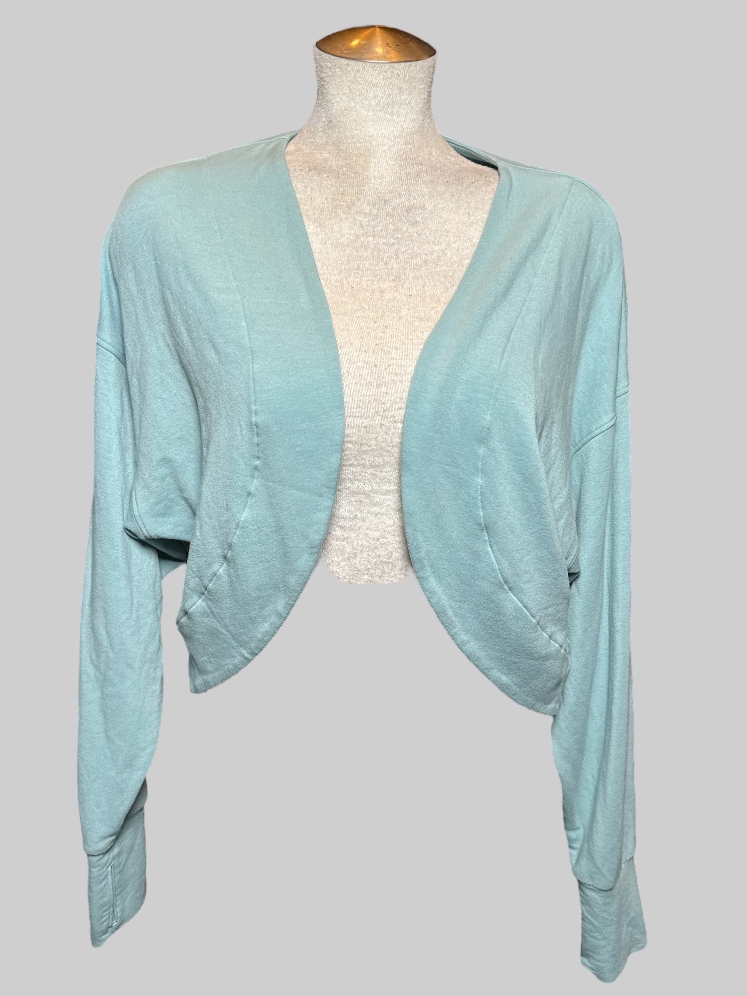 2X light blue shrug