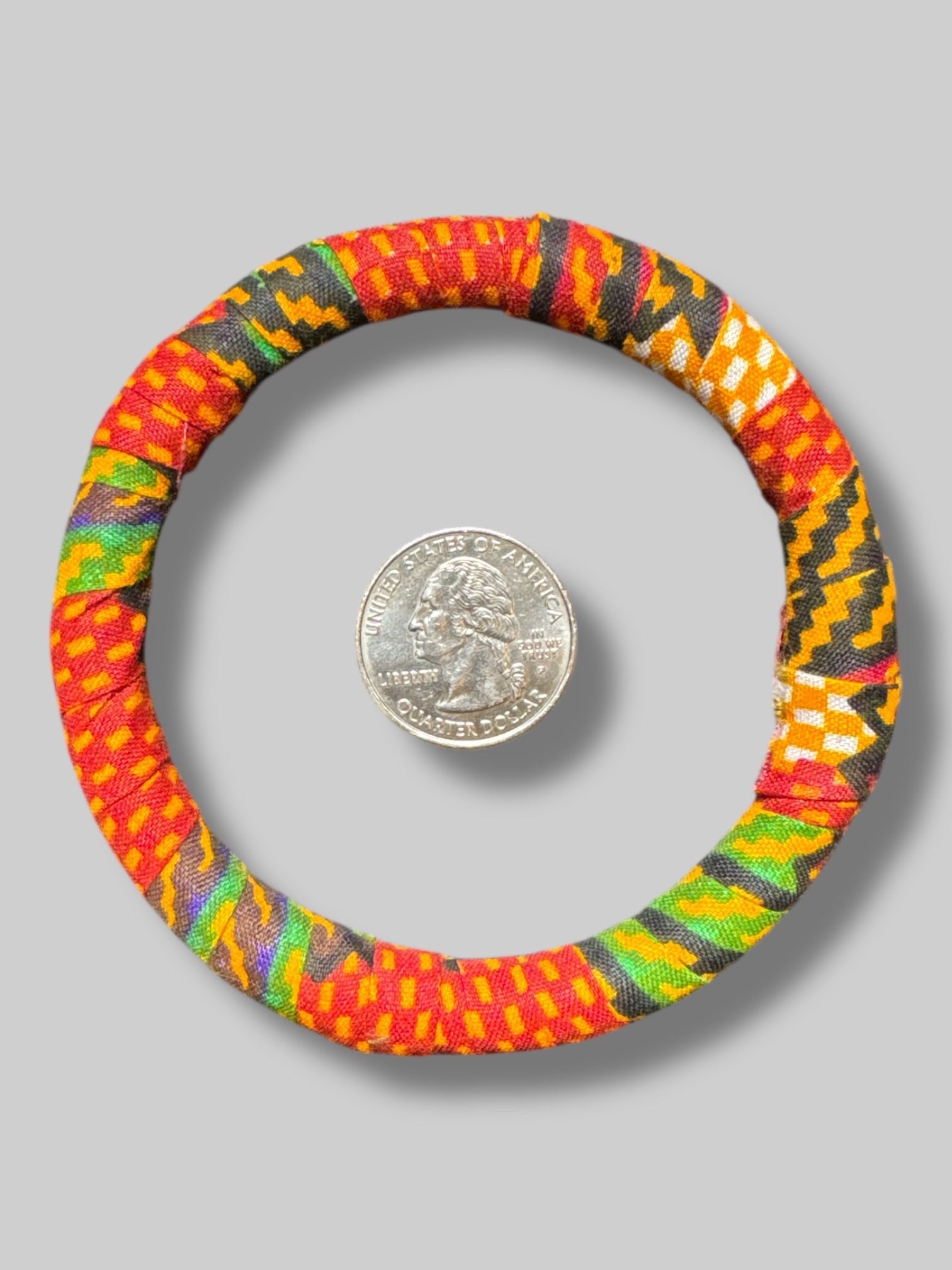 Multicolor fabric bracelet