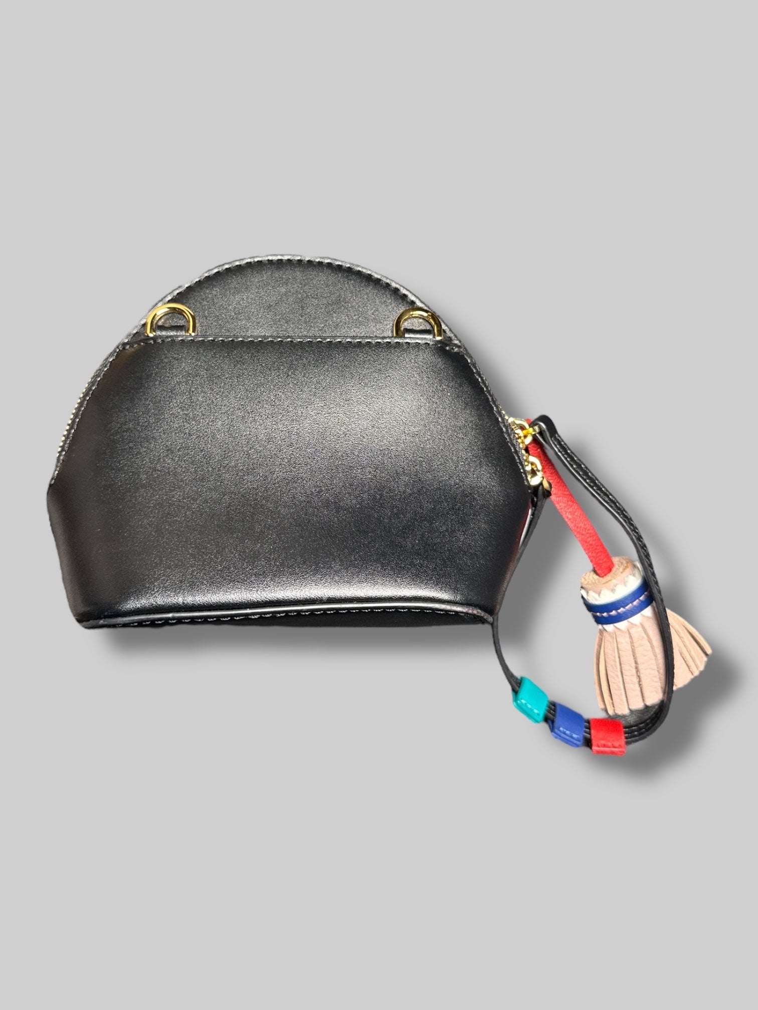 5.5in black bag with layered design