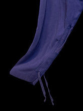 Load image into Gallery viewer, 3X Purple long sleeve scoop neckline sweater w/ drawstring cuffs
