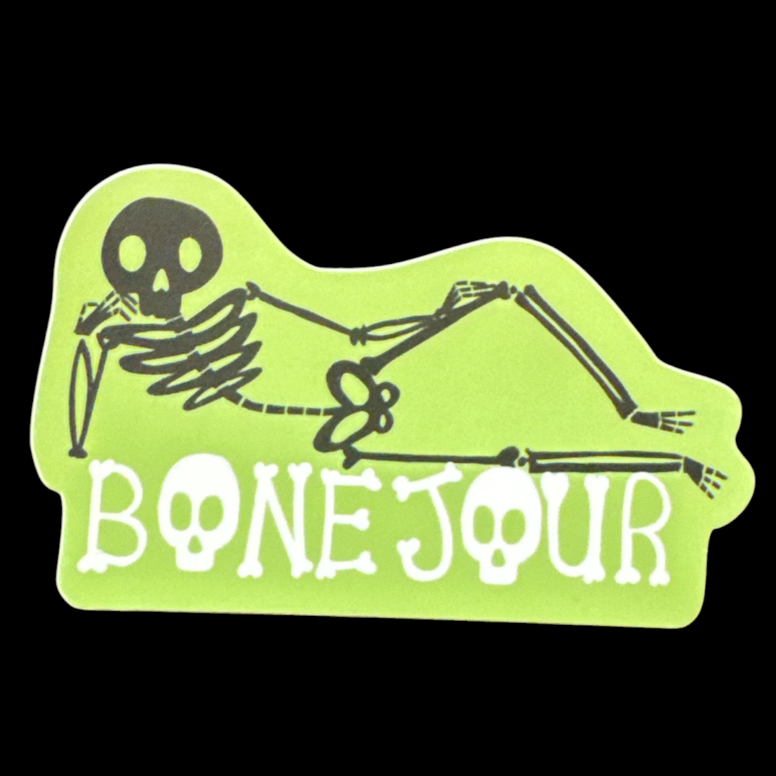 QD Bone jour sticker