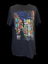 Load image into Gallery viewer, 1X Black short sleeve cotton top w/ “Godzilla” graphic
