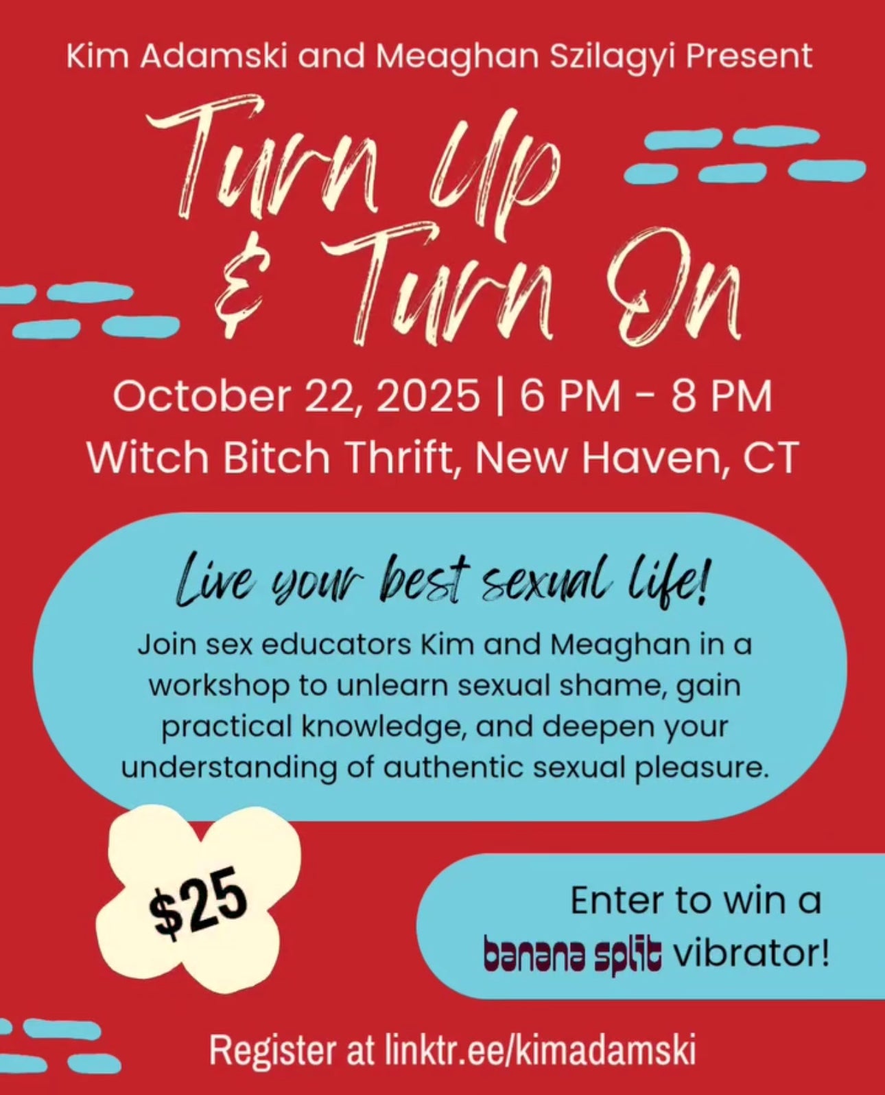 10/22 Turn Up & Turn On Sex Ed Workshop