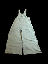 Load image into Gallery viewer, 2X Light blue cotton button adjustable wide leg overalls w/ pockets
