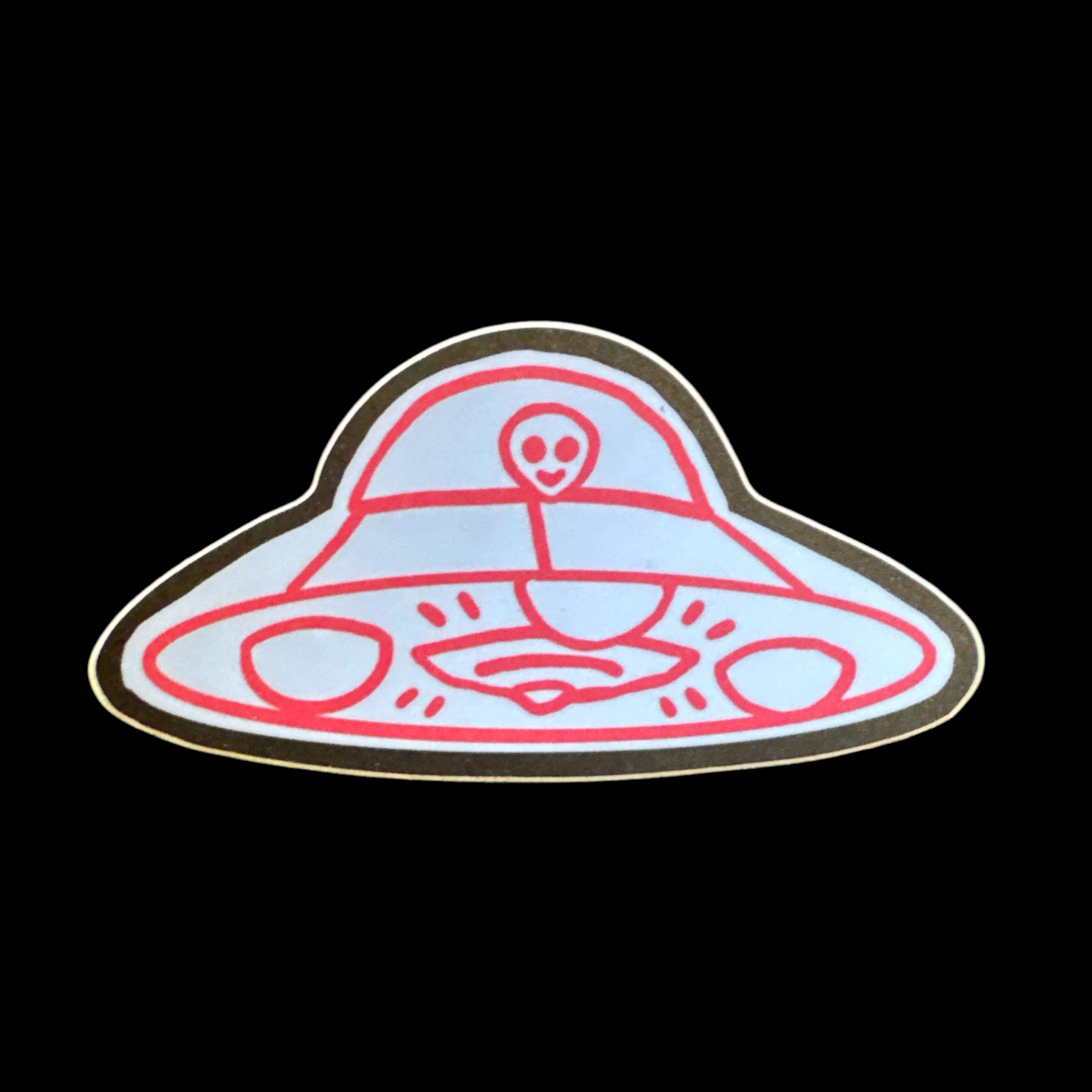 QD Candy UFO Sticker