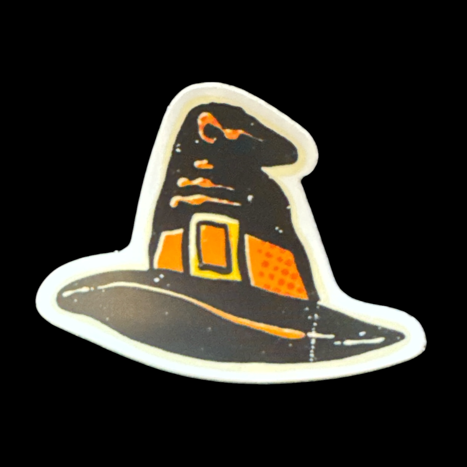 QD Vintage Witch Hat Sticker