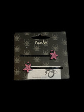 Load image into Gallery viewer, NWT Black &amp; pink floral matching bobby pins
