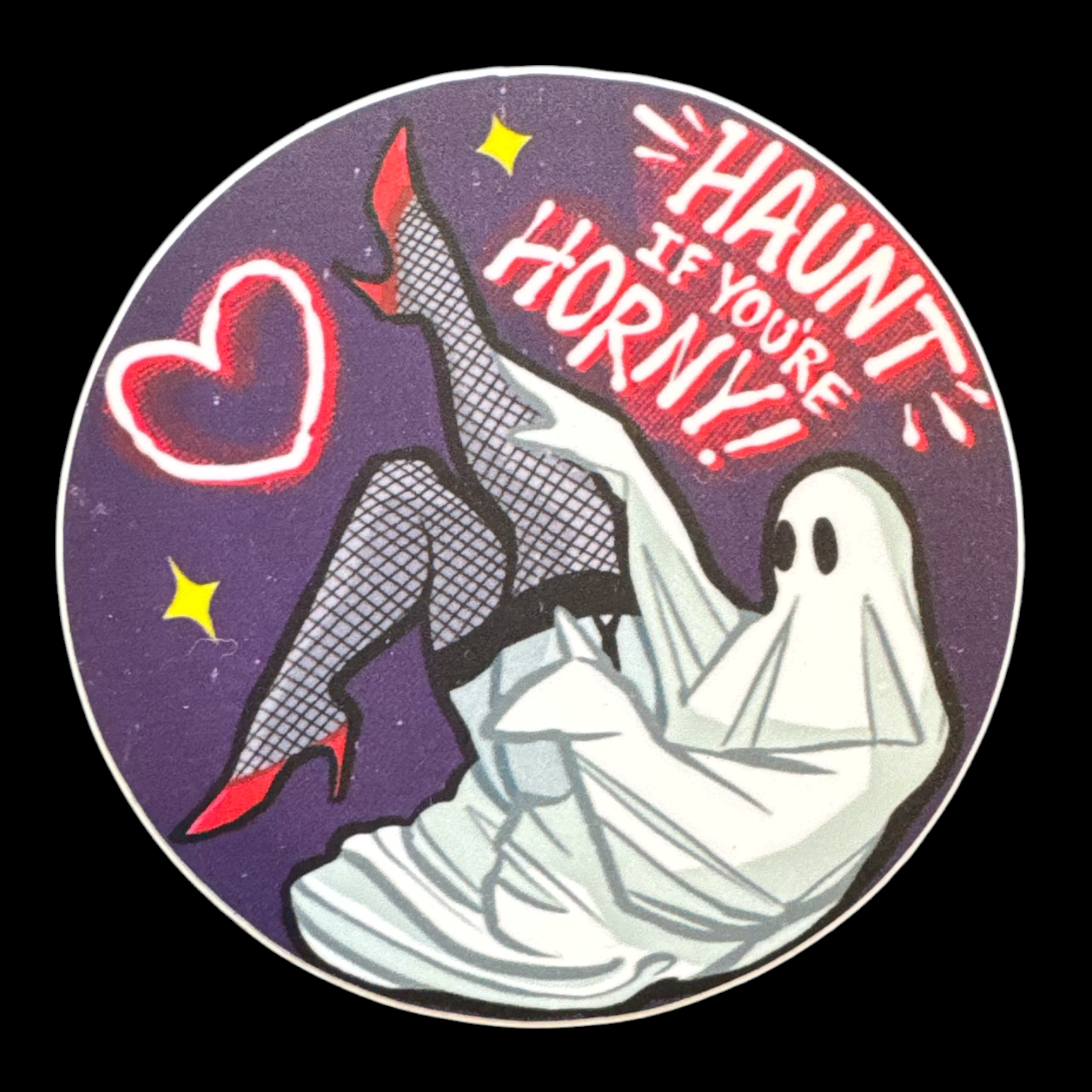 QD Haunt if you’re Horny Sticker