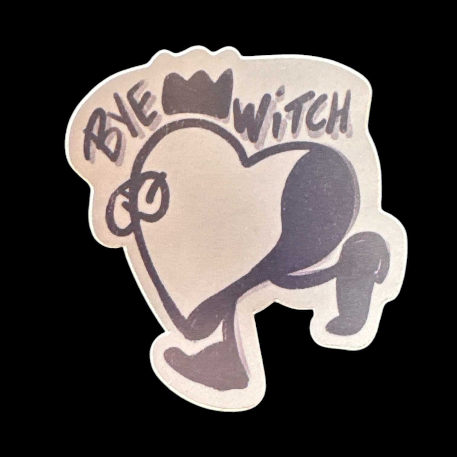 QD Bye Witch Sticker