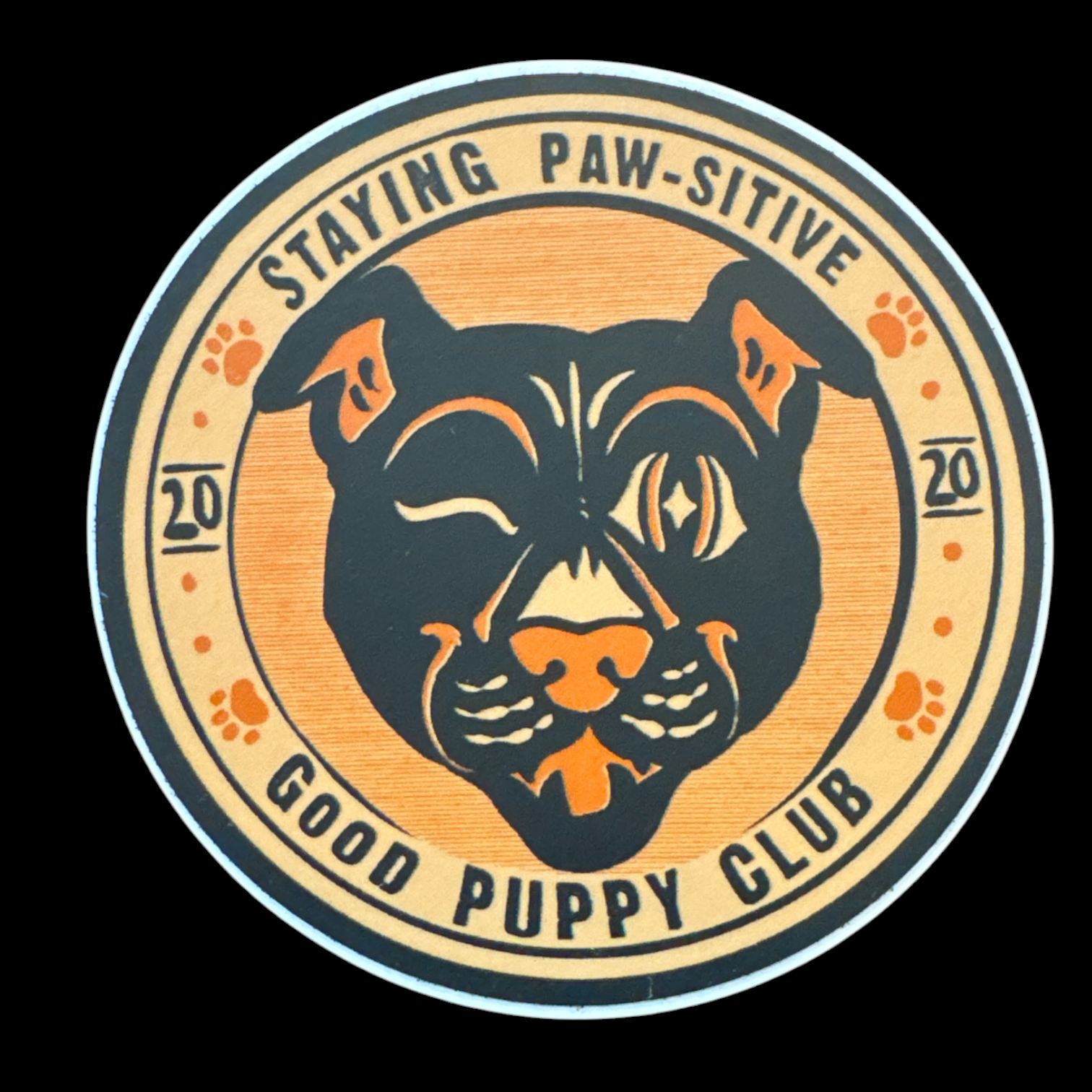 QD Staying Paw-sitive Good Puppy Club Sticker