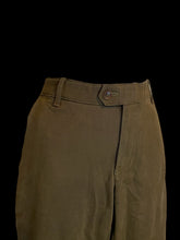 Load image into Gallery viewer, L NWT Dark brown mid rise straight leg pants w/ pockets, belt loops, &amp; button/clasp/zipper closure
