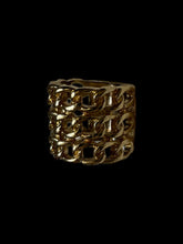 Load image into Gallery viewer, 6.5 Gold-like layered chain ring
