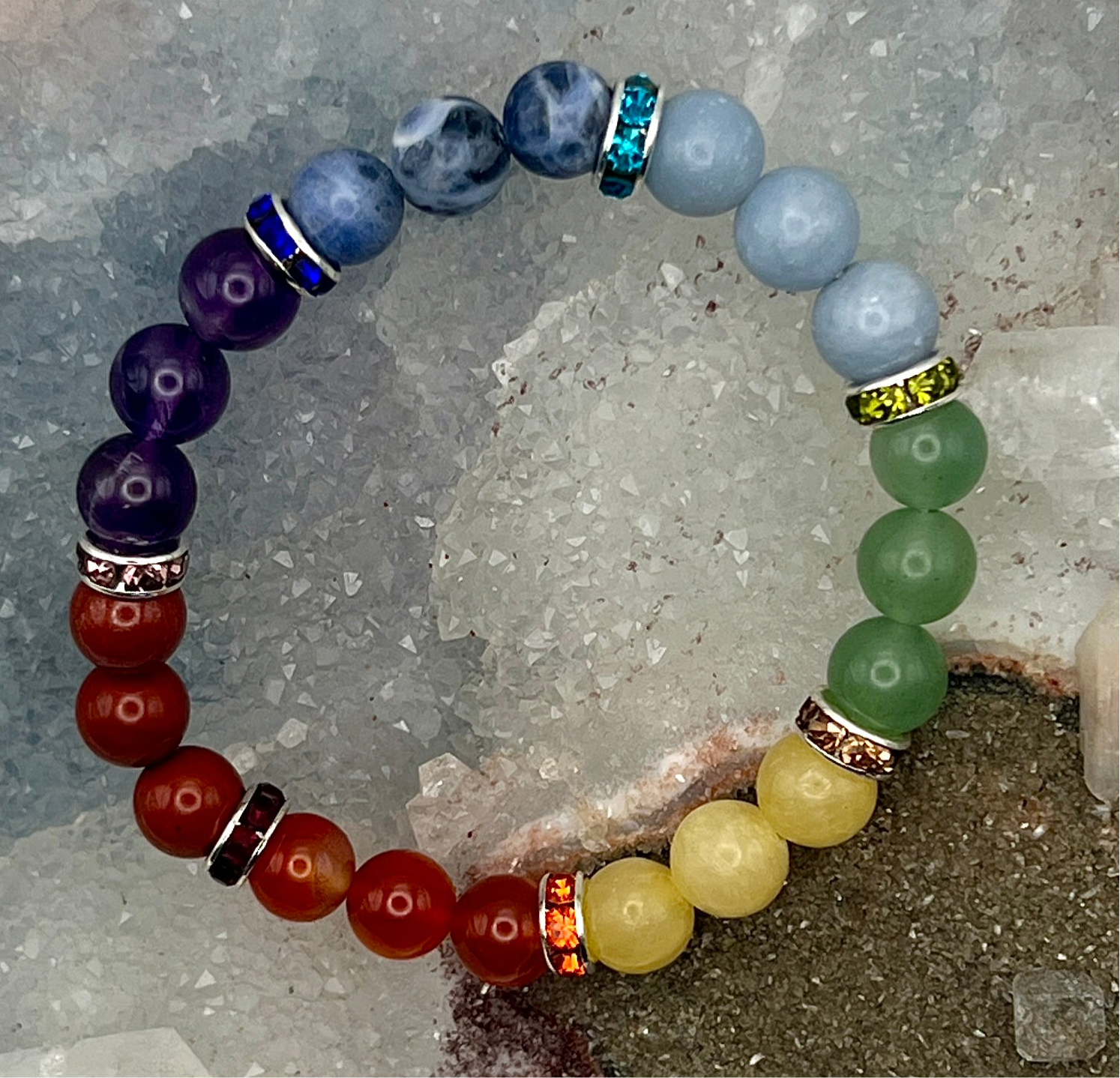 7 Chakra Beaded Bracelet