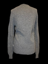Load image into Gallery viewer, 0X Vintage 80s heather grey wool cable knit sweater
