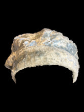 Load image into Gallery viewer, Grey crushed velvet beret-like hat
