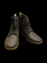 Load image into Gallery viewer, 9M/10W Black leather Dr. Martens lace-up boots
