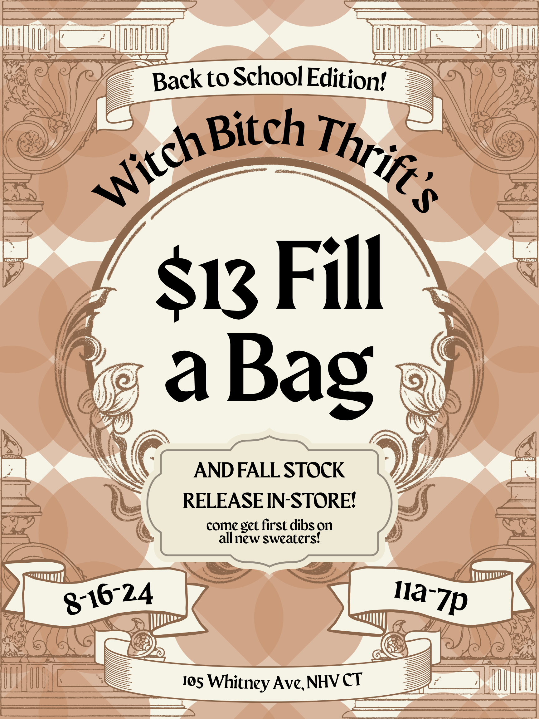 8/16 $13 Fill a Bag Bin Sale!