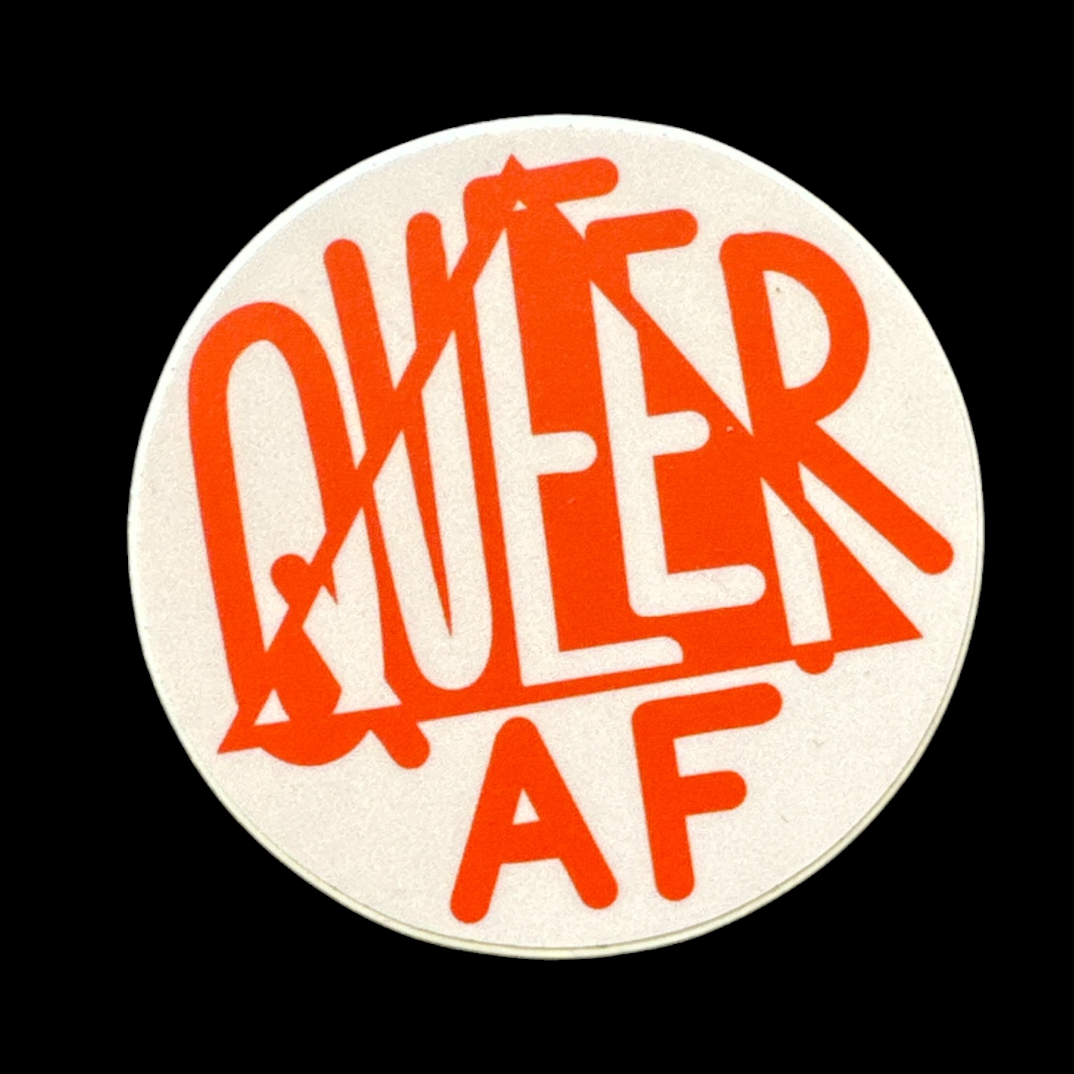 QD Queer AF Sticker