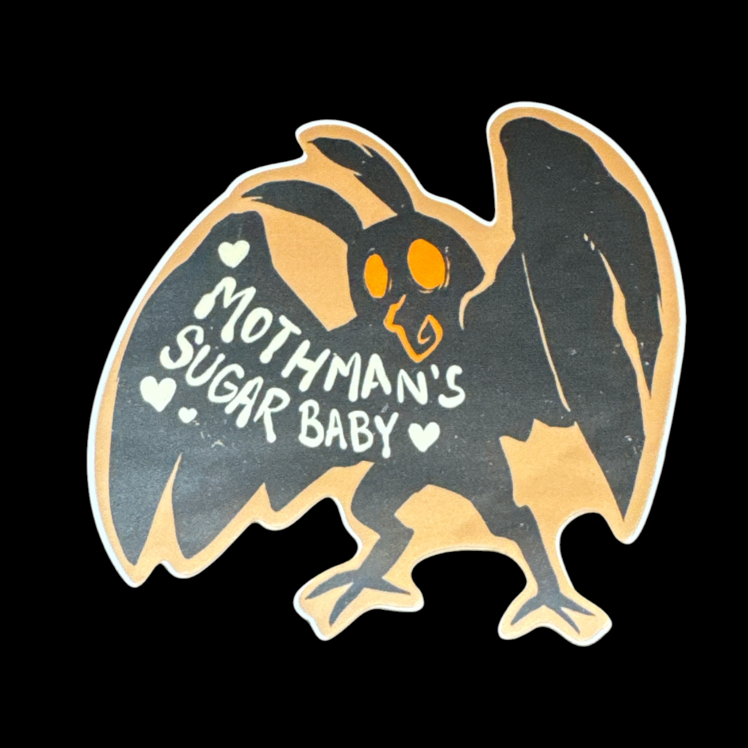 QD Moth Man Sugar Baby Sticker