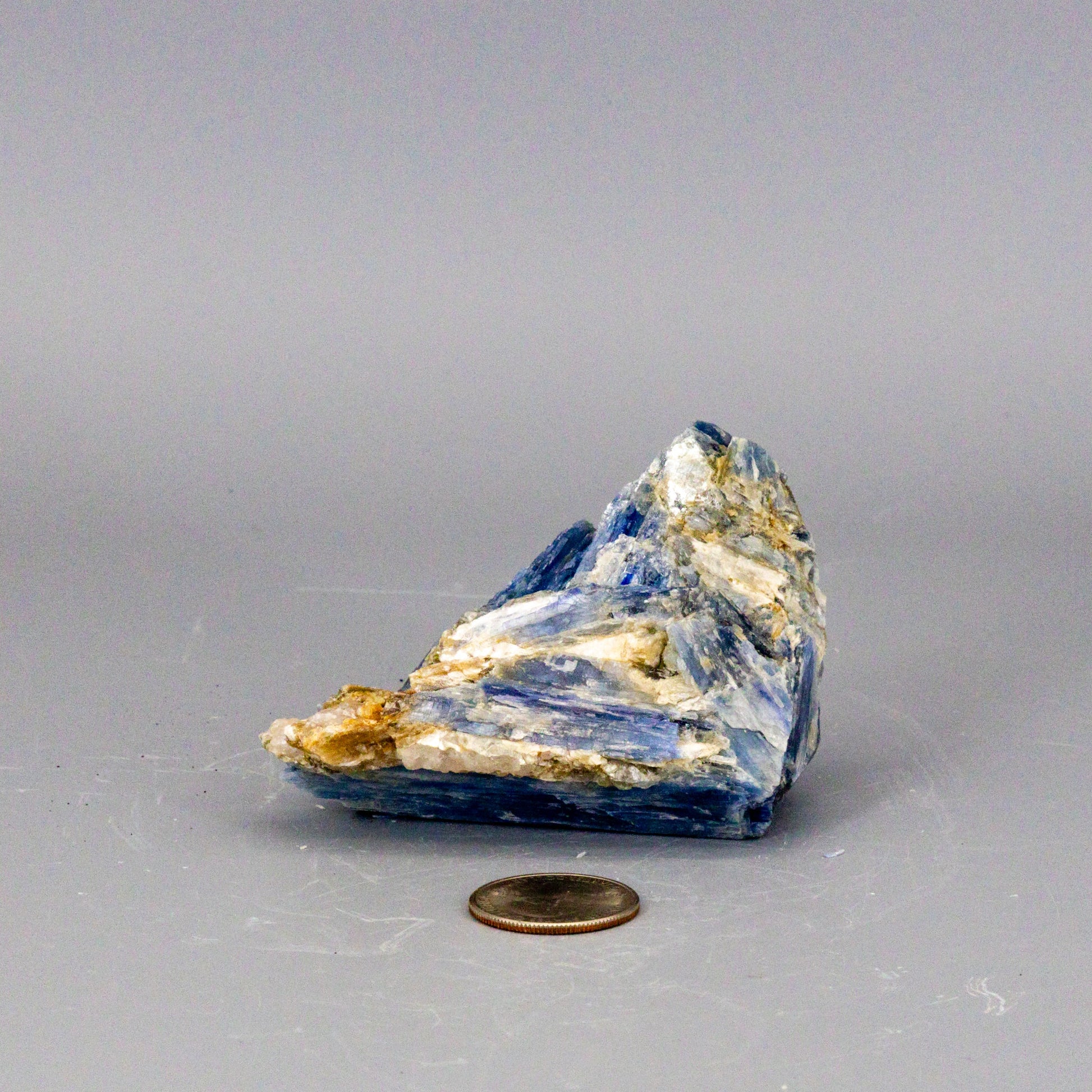 Beautiful Blue Kyanite Blades In Quartz Clusters