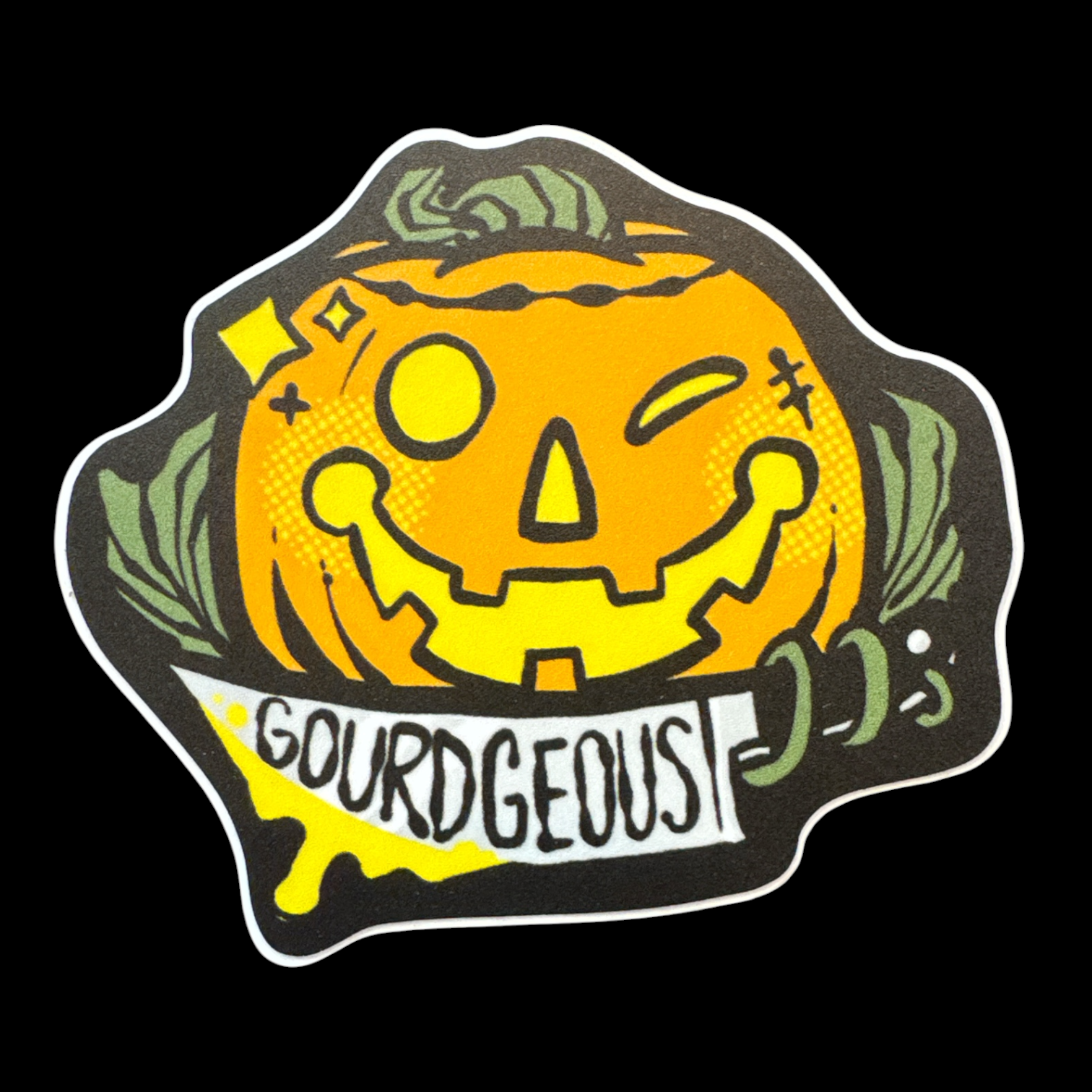 QD Gourd-geous Sticker