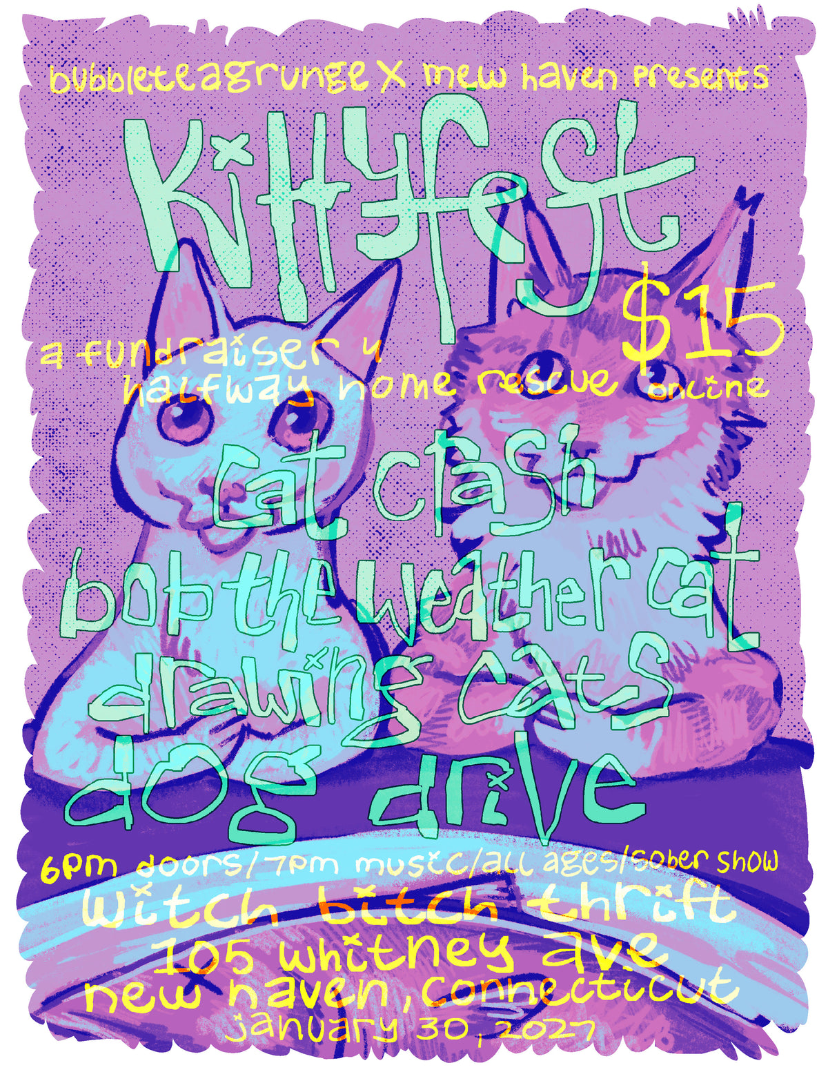 1/30: CAT CRASH: A Fundraiser for Halfway Home Rescue