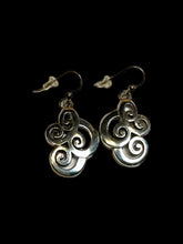 Load image into Gallery viewer, NWT Sterling Silver swirl pattern earrings &amp; necklace set
