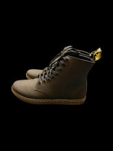 Load image into Gallery viewer, 9M/10W Black leather Dr. Martens lace-up boots
