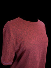 Load image into Gallery viewer, 1X NWT Red &amp; black short sleeve crew neck top
