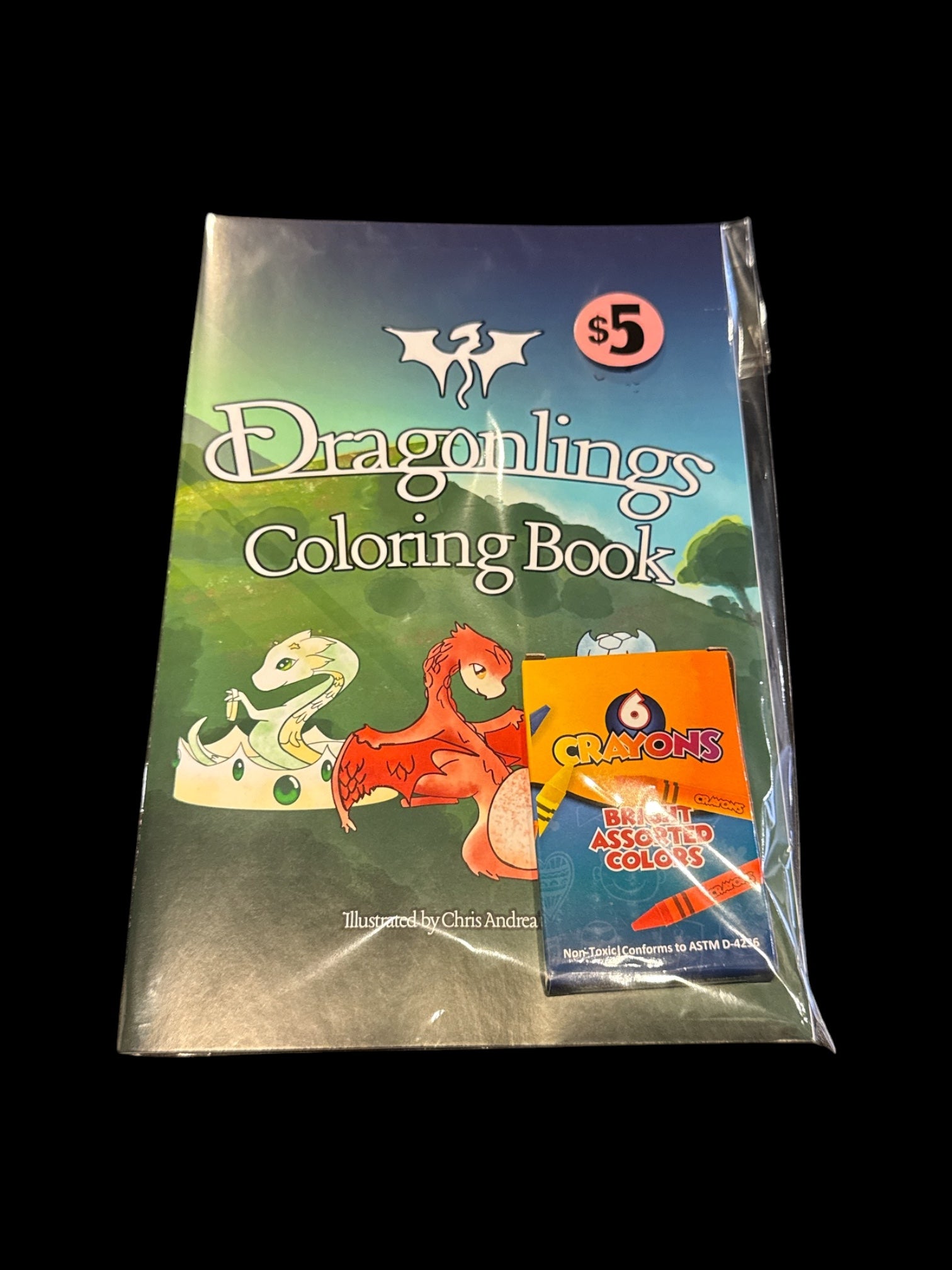 Dragonlings Coloring Book (POS)