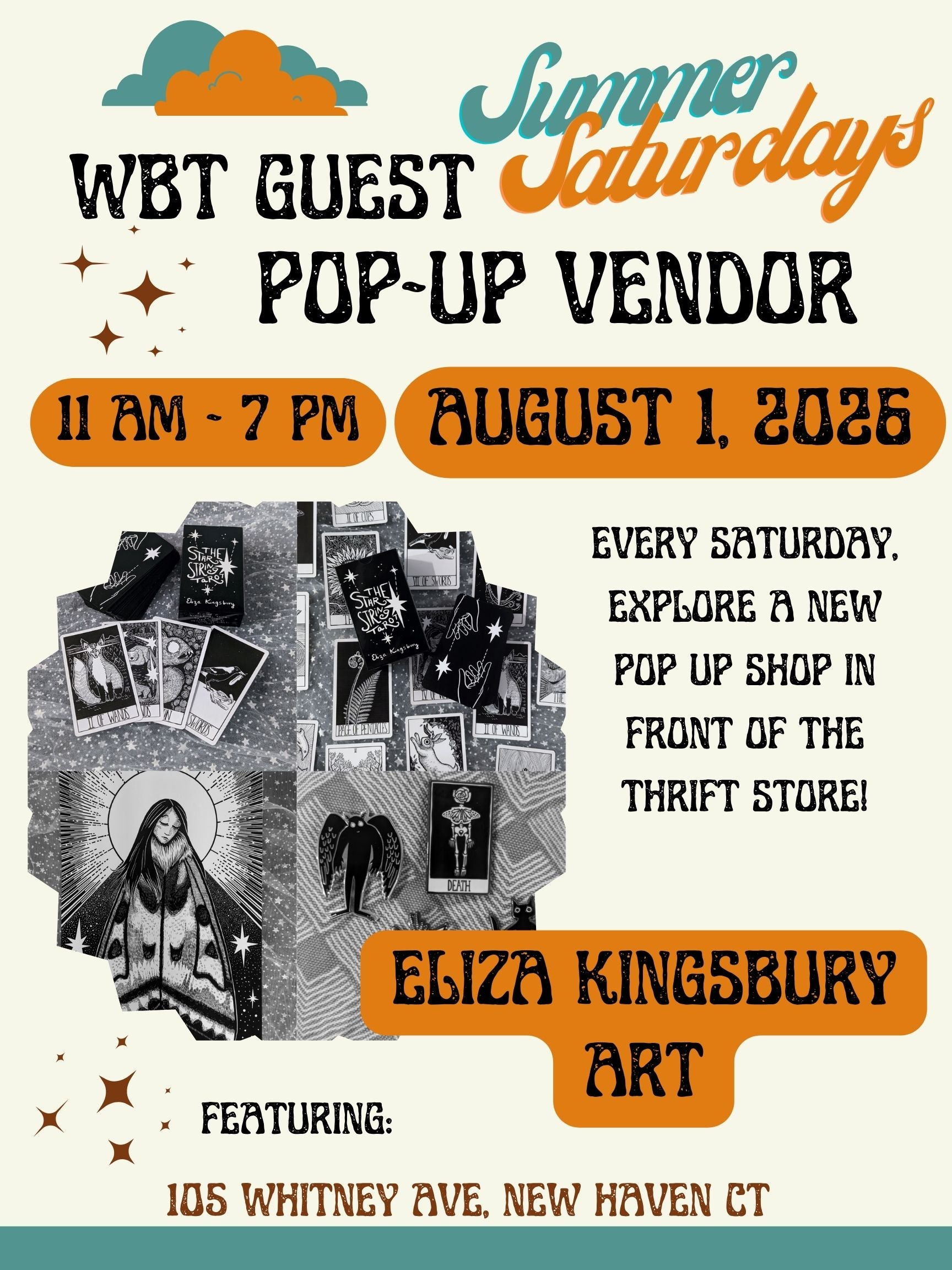 08/1: Summer Saturday: Eliza Kingsbury Art