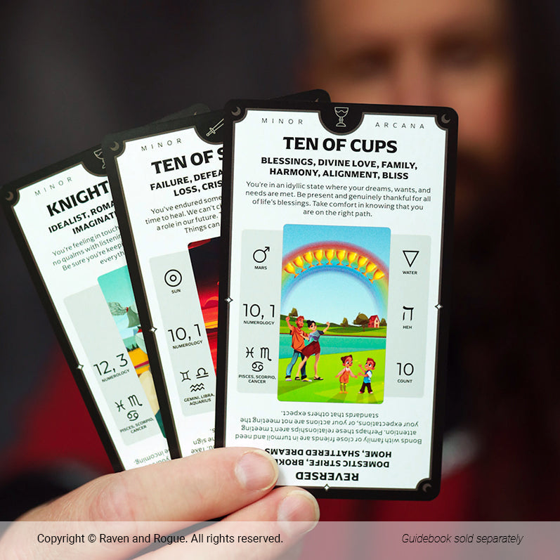 Tarotorial ® Expanded Tarot Deck in Antique Gold Foil