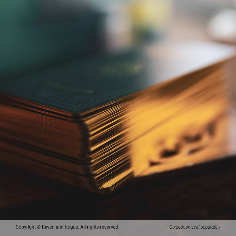 Tarotorial ® Expanded Mini Deck in Antique Gold Foil