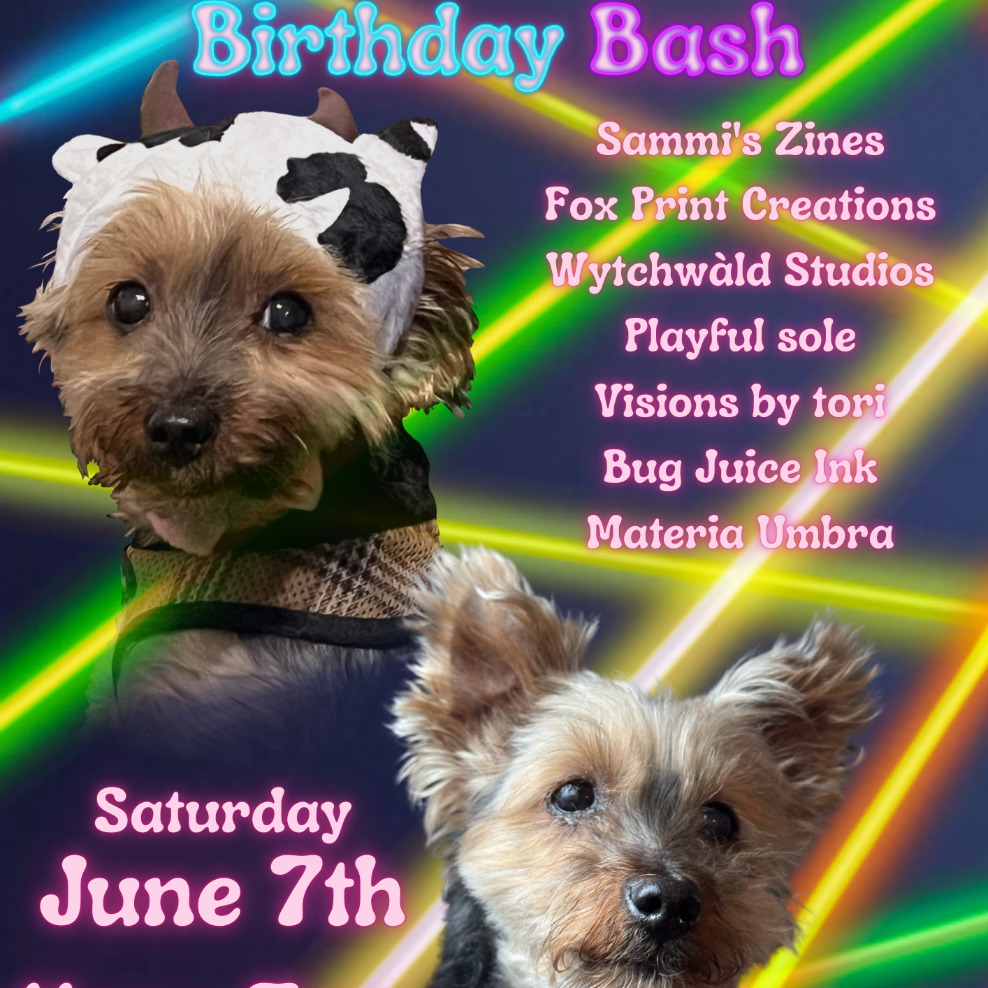 6/07 Hazel's Big Gay Birthday Bash (Pride Vendor Market)